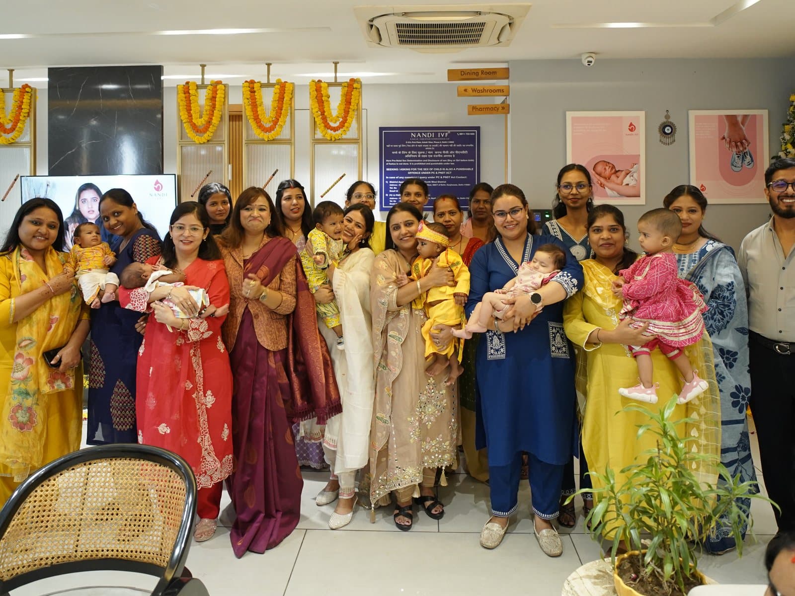 Families who completed their fertility treatment with Dr. Payal Bajaj, including couples from Adarsh Nagar